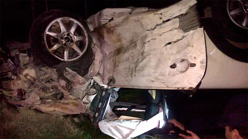 Un ex Gran Hermano chocó en ruta entrerriana: cinco hospitalizadas