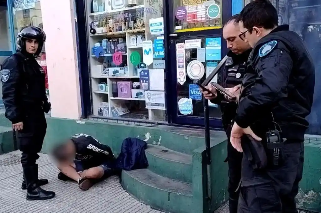 Hombre detenido en barrio La Boca