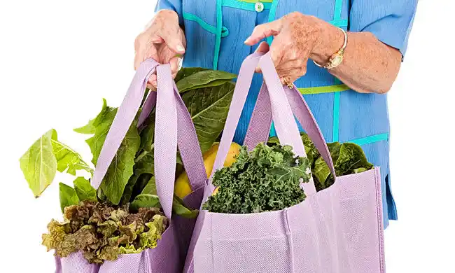 Para bajar el nivel de contaminación, volver a bolsas reutilizables