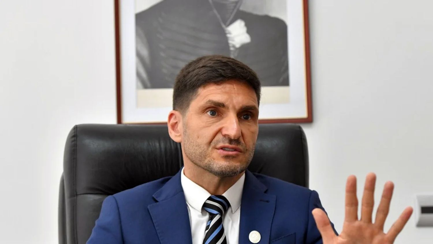 El gobernador santafesino Maxi Pullaro.