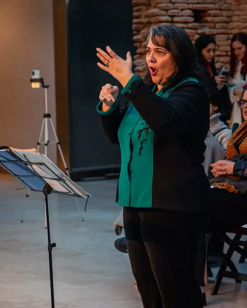 La directora María Isabel Sanz