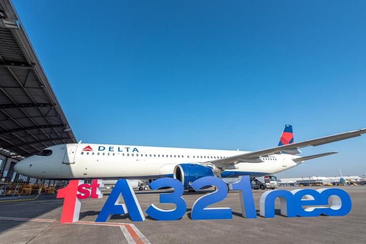 Delta Air Lines recibe su primer Airbus A321neo
