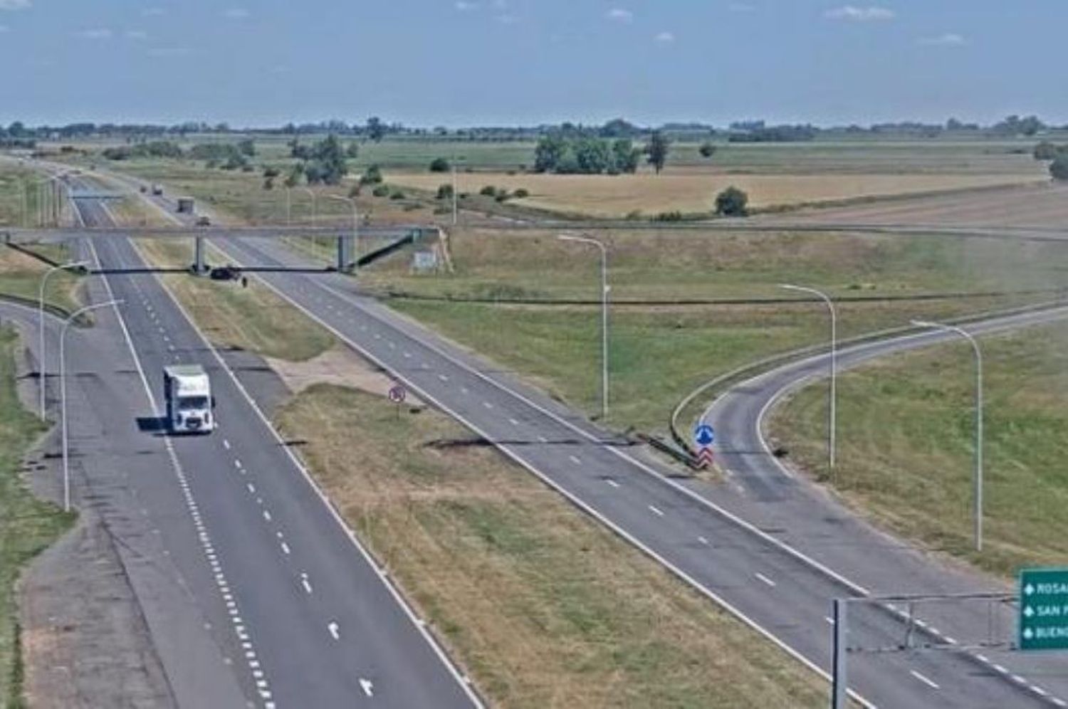 Fuerte choque en cadena en la autopista Santa Fe – Rosario