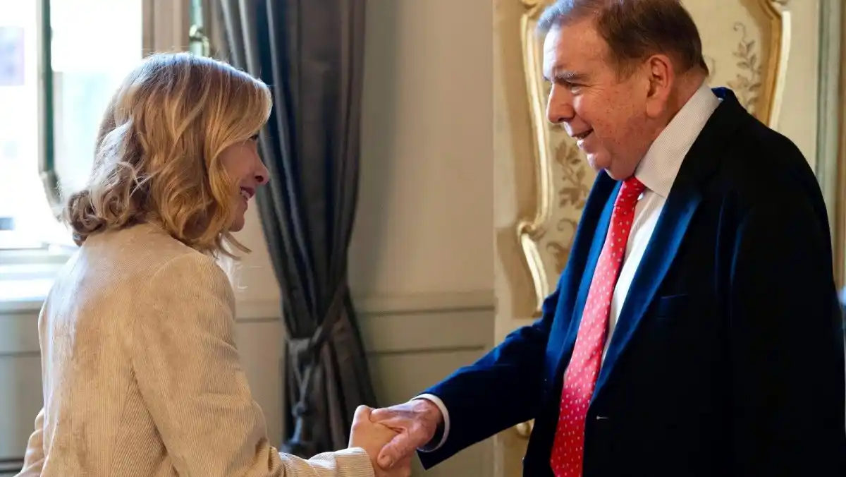 Edmundo González se reunió con primera ministra italiana: «Compartimos la preocupación por la represión y violación de DD.HH. en Venezuela»