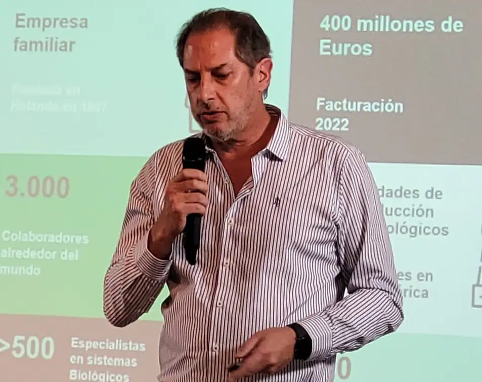 Fabián Díaz destacó el crecimiento del mercado de productos biológicos en el agro.