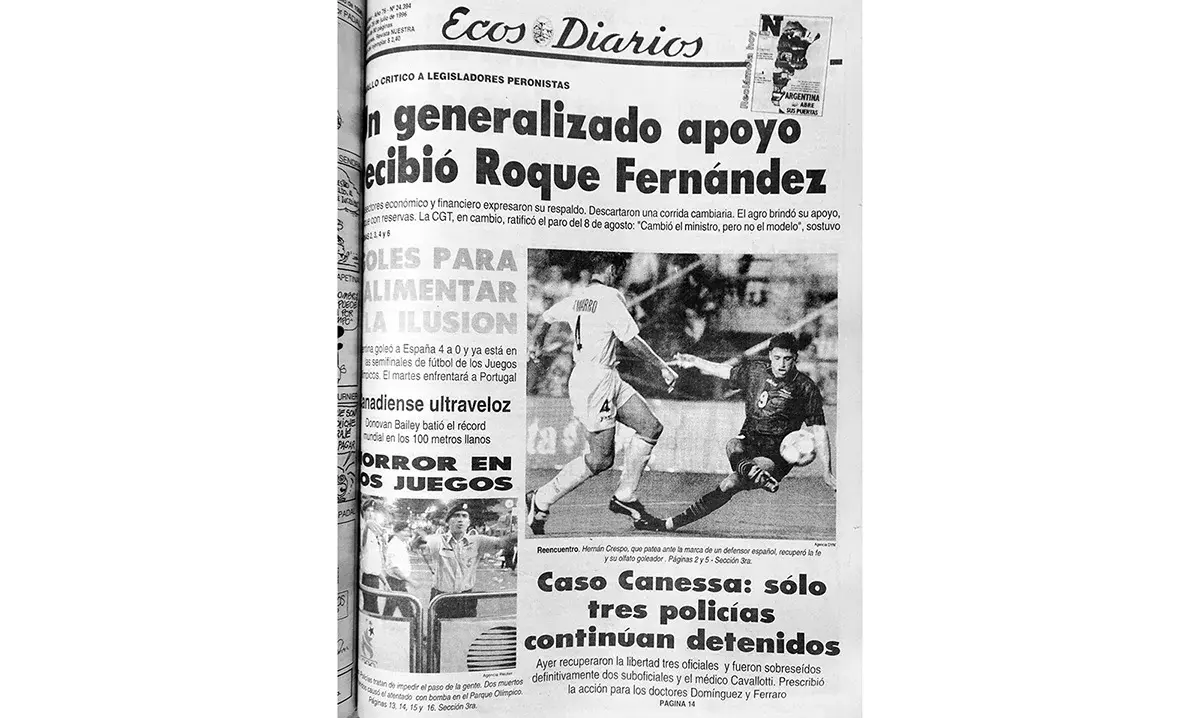Domingo 28 de julio de 1996