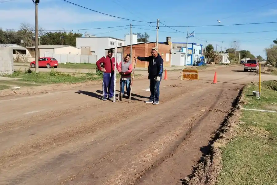 En San Cristóbal, finalizaron 22 cuadras de pavimento: “Estamos muy contentos y seguimos trabajando”