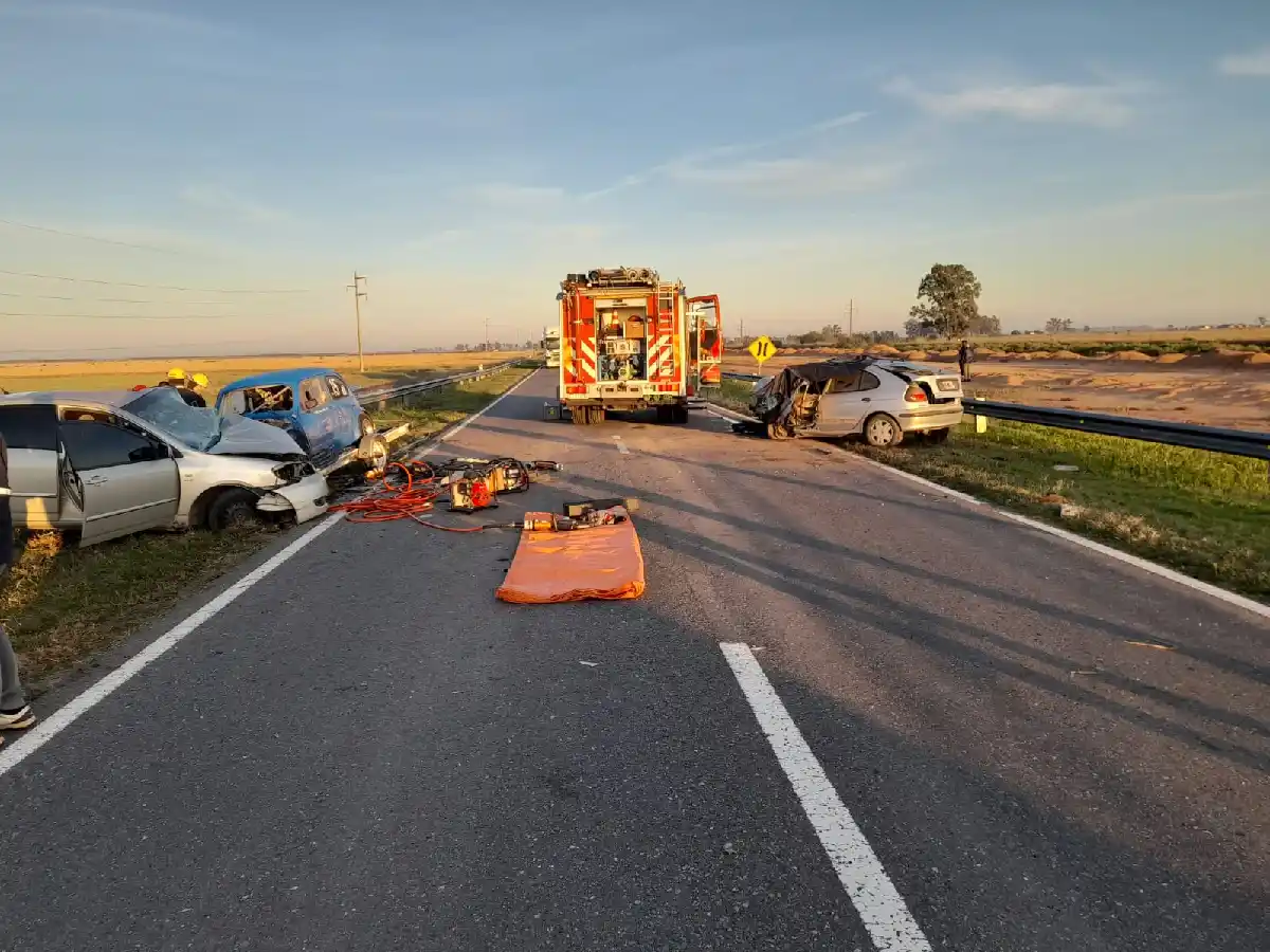 Devoto: un choque frontal dejó un fallecido en la ruta 19