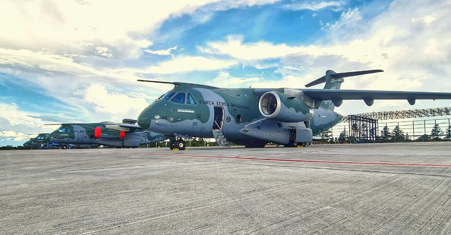 KC-390 Millennium de la Fuerza Aérea Brasilera participa en su primera operación internacional