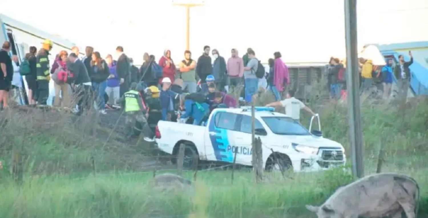 Descarriló un tren en Olavarría: hay varios heridos