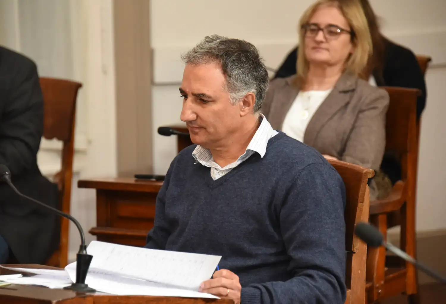 El concejal de Acción Tandilense – La Libertad Avanza, Gonzalo Santamarina.