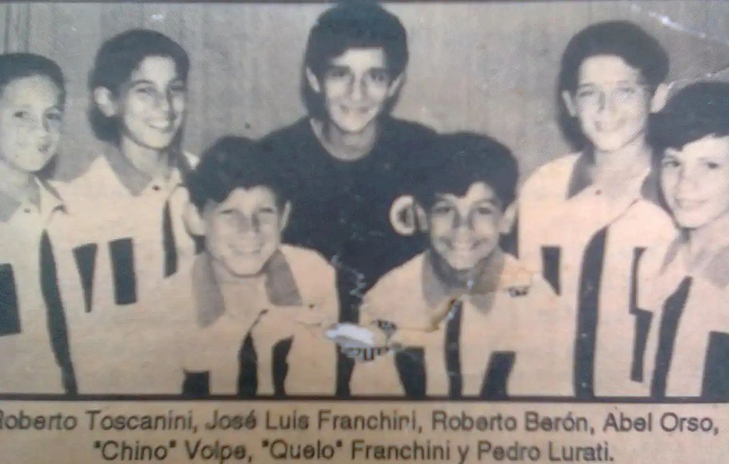 El equipo de Flecha de fines de la década de los años 60.