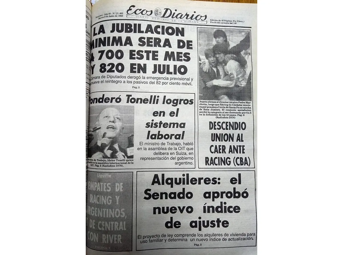 Jueves 9 de Junio de 1988