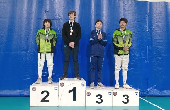 Esgrima: buena participación sampedrina en los Juegos Deportivos UFEDEM