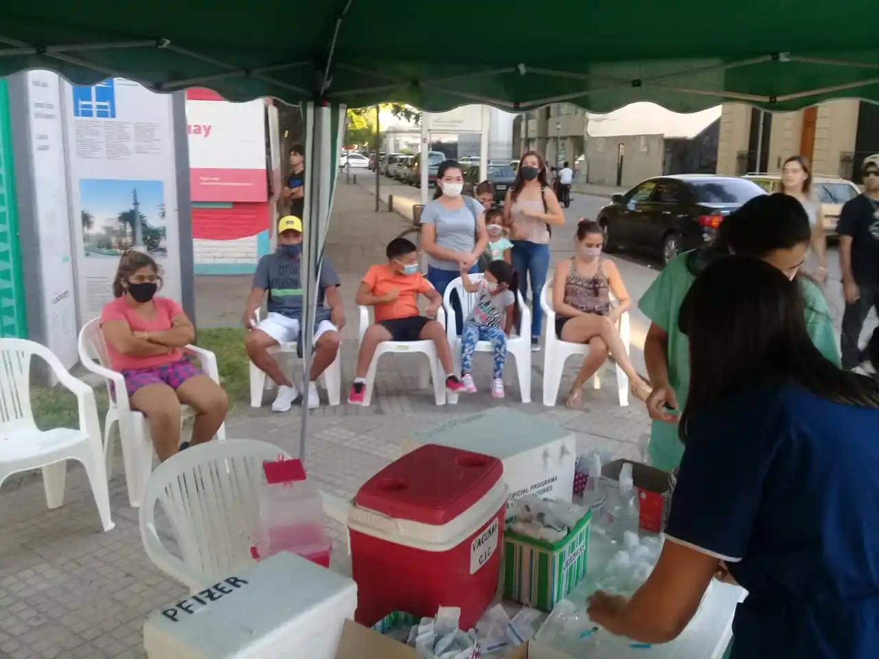 El Dispositivo Móvil estuvo en Plaza Constitución