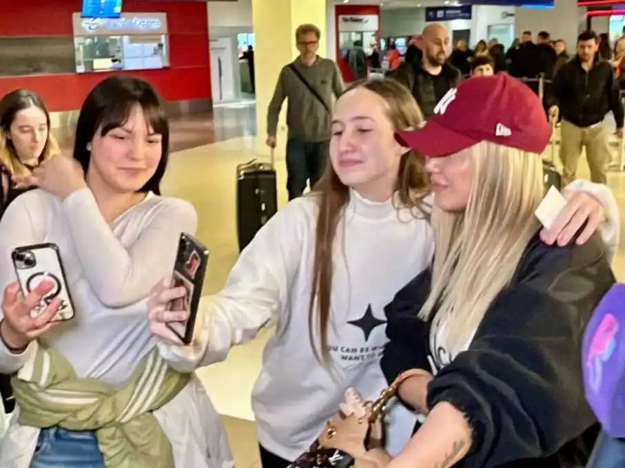 Wanda Nara aeropuerto 3