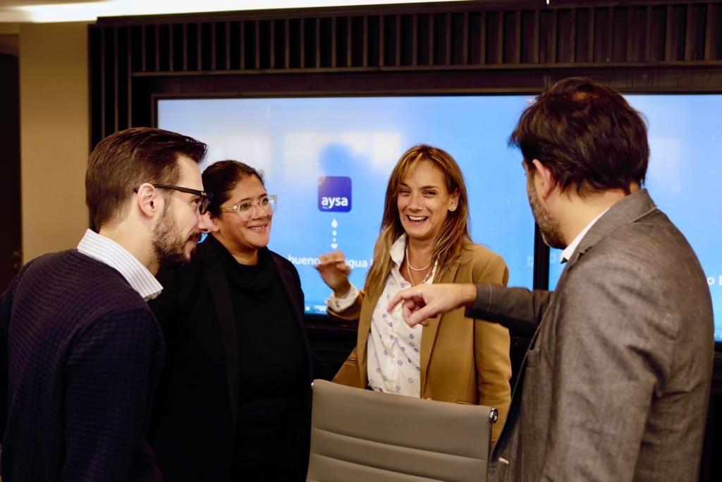 Malena Galmarini se reunió con funcionarios bonaerenses para avanzar en las conexiones domiciliarias de agua potable