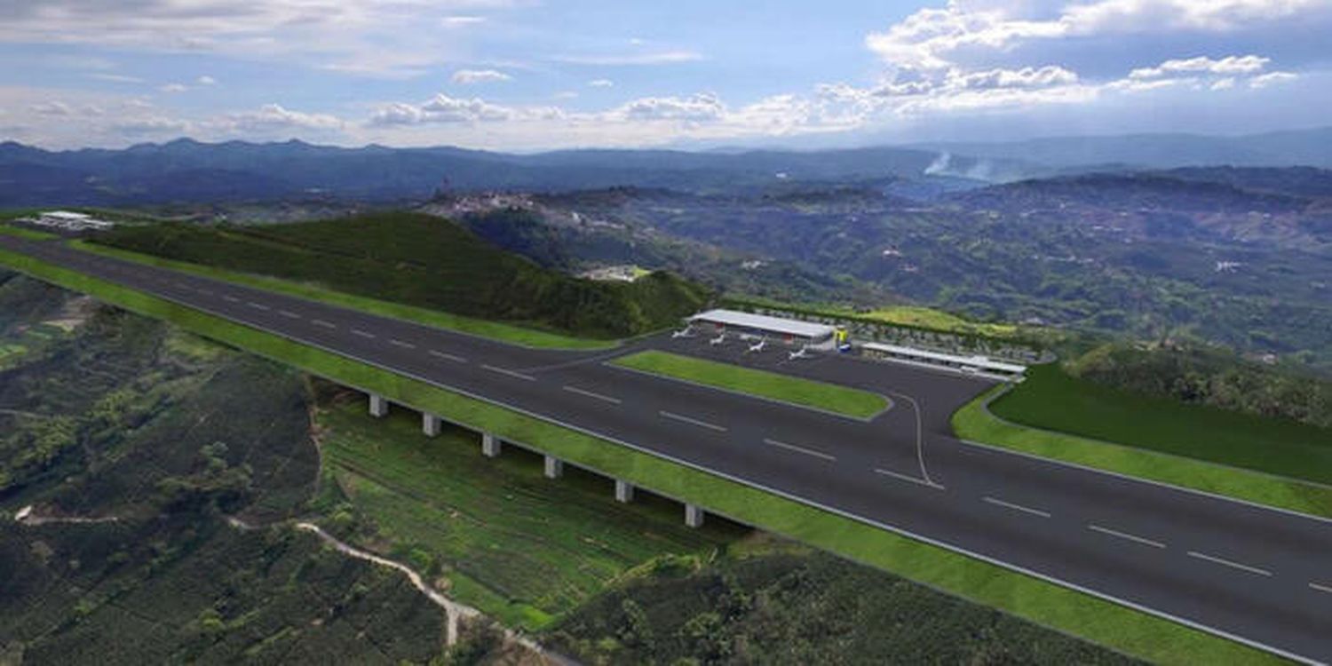 El gobierno de Colombia adjudicó las obras de explanación de Aerocafé