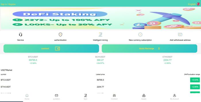 Plataforma criptoestafa