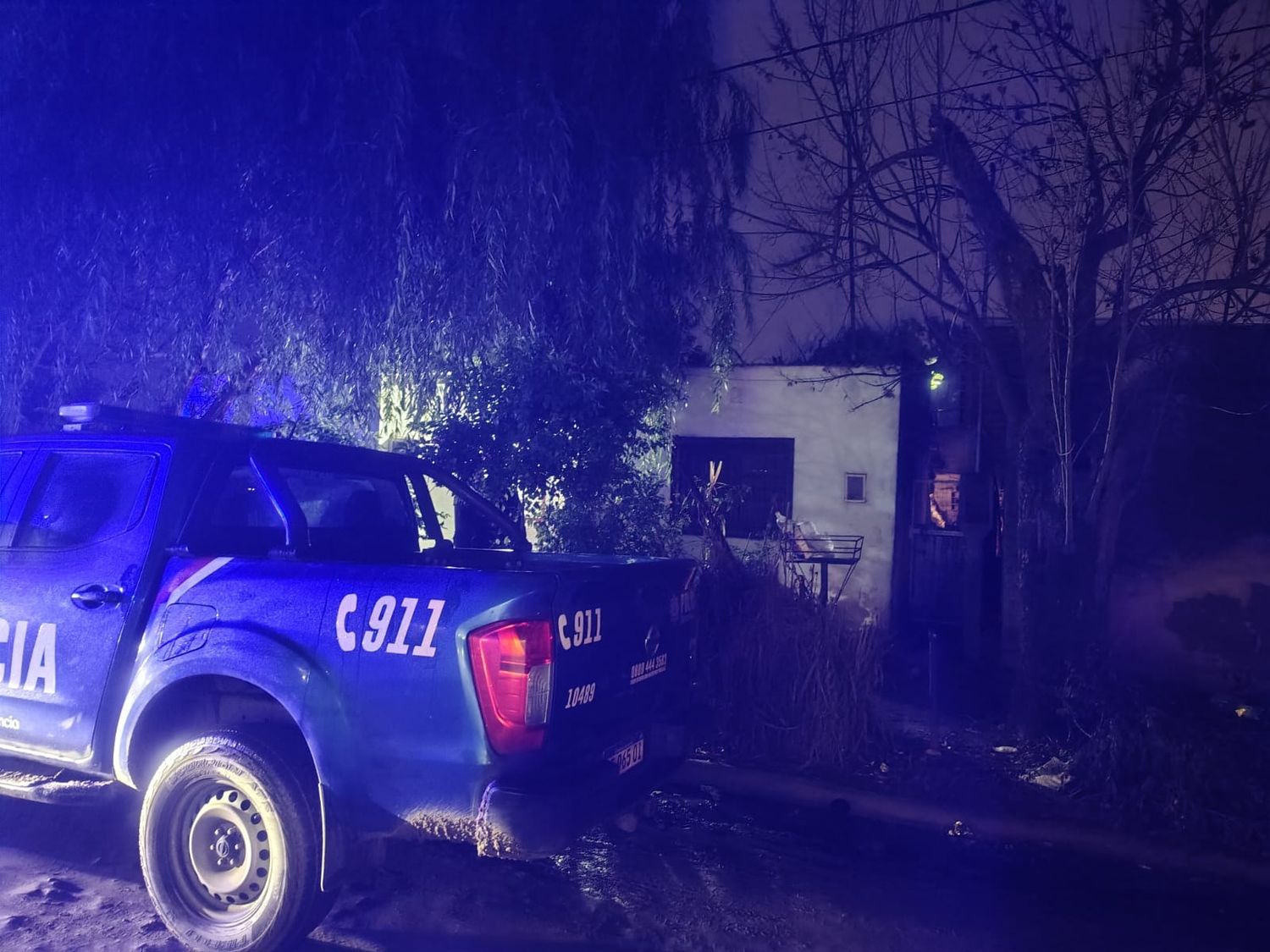 Fuerte presencia policial en barrio Guadalupe de Reconquista