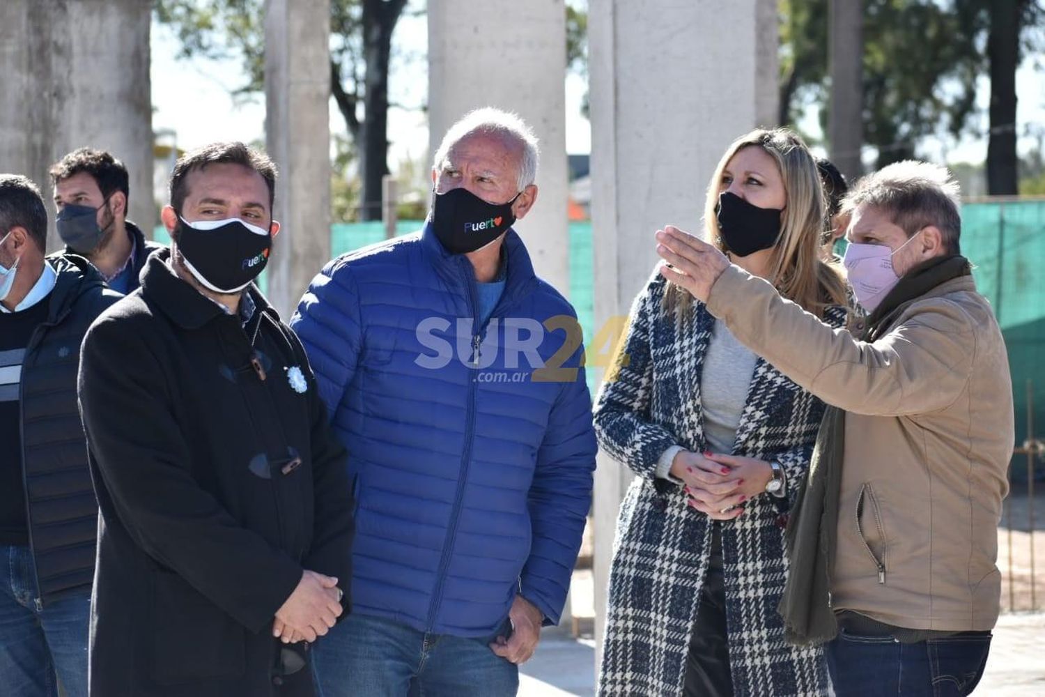 Sacnun recorrió las ciudades de Fray Luis Beltrán, Puerto General San Martín y Capitán Bermúdez