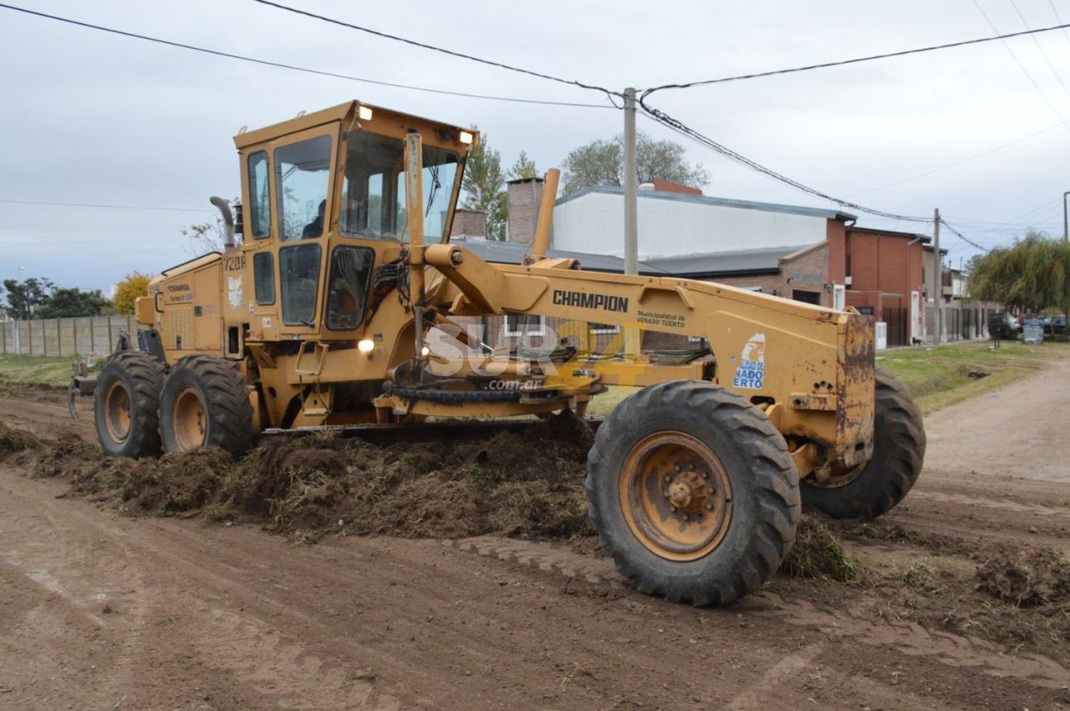 El Municipio avanza en los barrios con abovedado y colocación de piedra