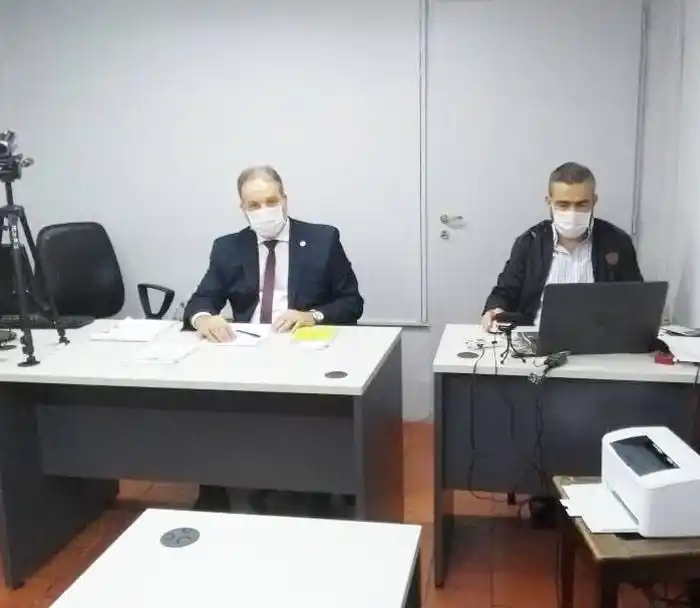 Feliciano se sumó a los juicios abreviados  por el sistema de videoconferencia