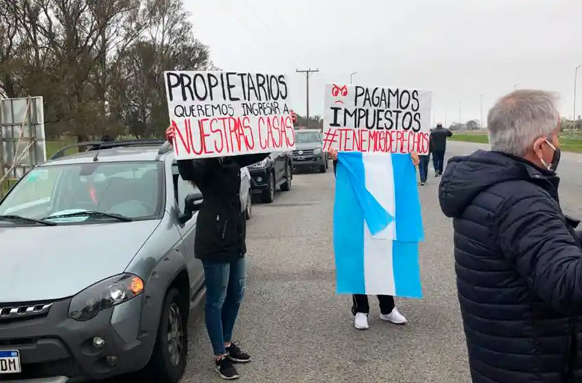 Vecinos no residentes de Mar Chiquita reclaman poder ingresar a sus propiedades por más de 48 horas