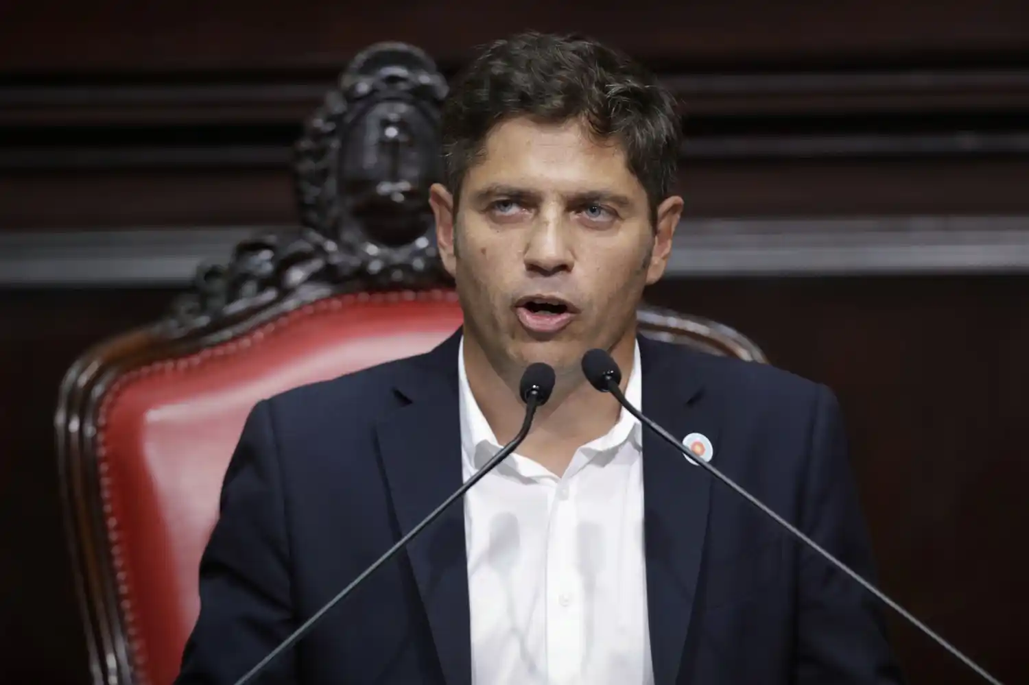 Axel Kicillof en la apertura de sesiones