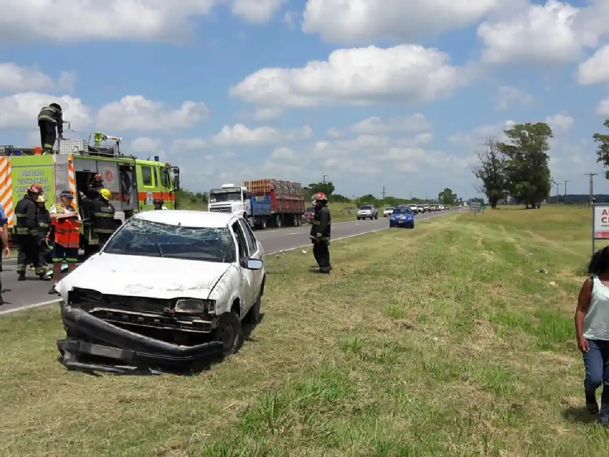 Una mujer herida al chocar con una desmalezadora en Arroyito