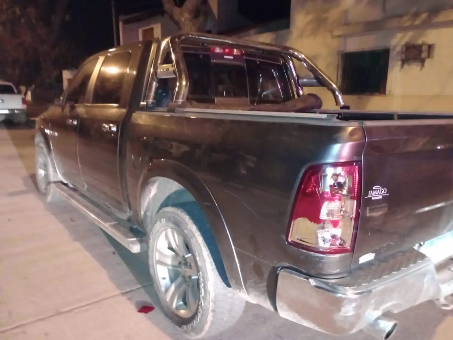 camioneta choque