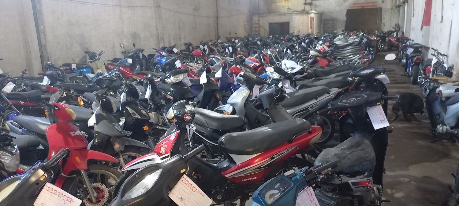 Motos secuestradas: qué destinos propusieron los sampedrinos para evitar la compactación de los más de 300 vehículos
