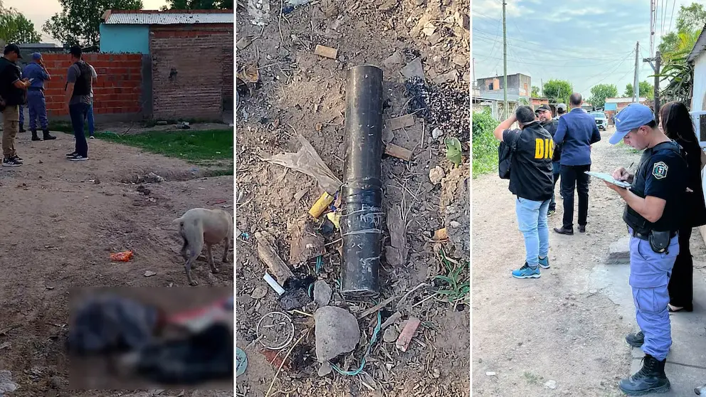 Imágenes del operativo de la policía