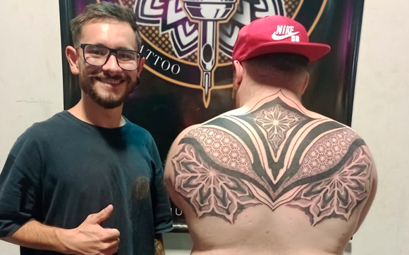 El tatuador Nahuel Belo fue reconocido en Chajarí