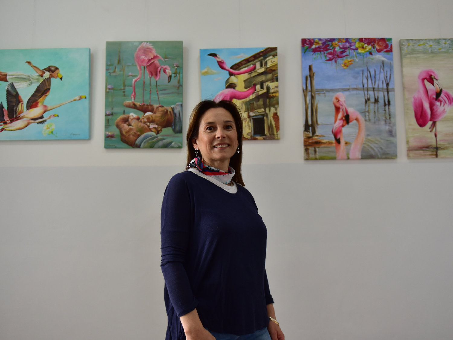 Los flamencos de Anzenuza, en el arte de Londres