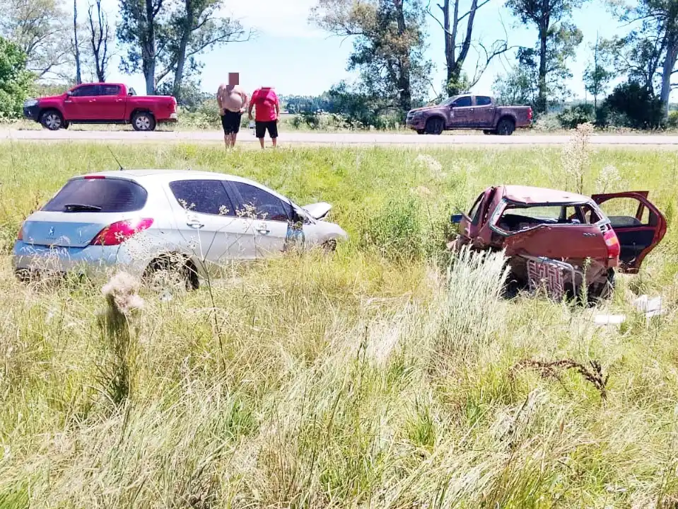 Una mujer fue trasladada al hospital tras un choque por alcance