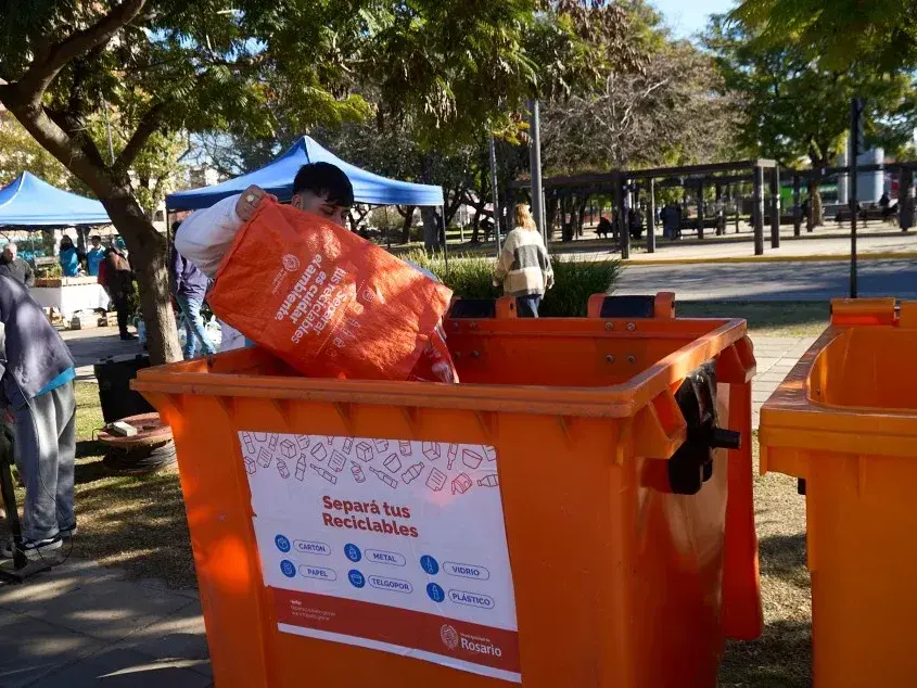 Rosario realizará una nueva jornada de canje de reciclables en el Distrito Sur