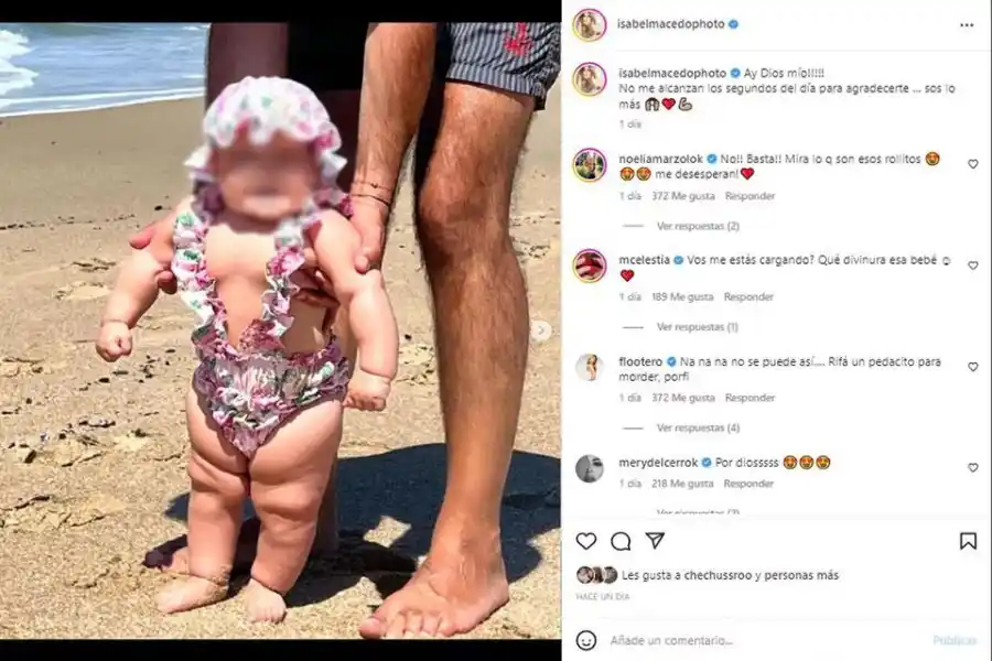 Gordofobia en redes: los agresivos comentarios sobre la bebé de Isabel Macedo