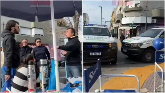 La Cámpora y La Libertad Avanza coincidieron en la misma esquina de Ensenada y la campaña terminó en violencia: el video