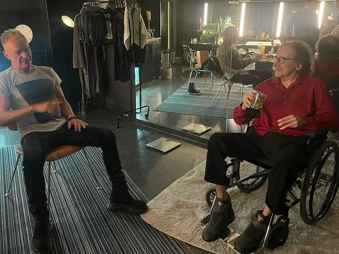 Charly García y Sting anunciaron una colaboración inédita que saldrá a la luz en octubre
