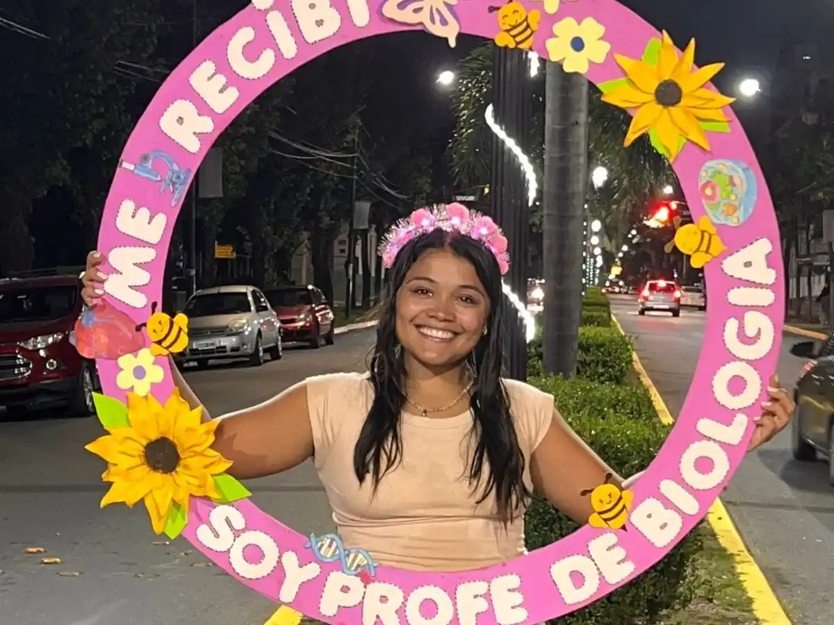 ¡Se recibió Loreley!