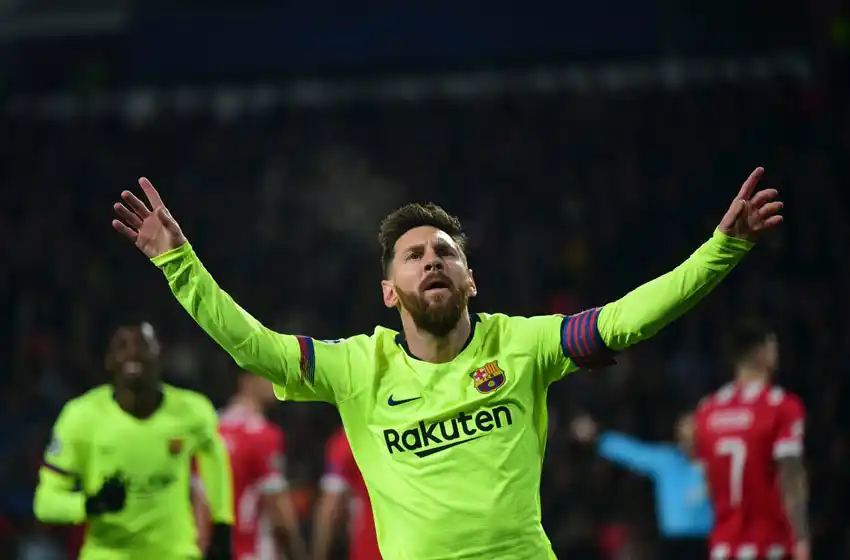 Leo Messi convirtió ante PSV un gol récord
