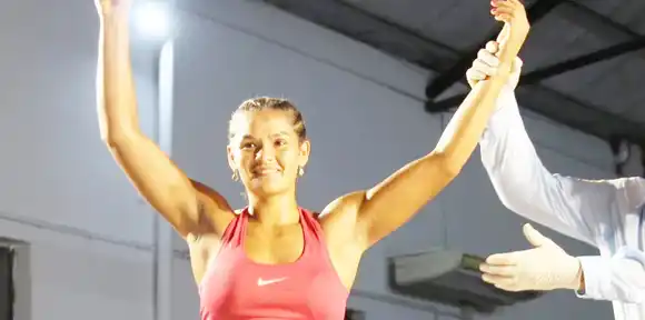 Yanina “La Panterita” Lescano regresó al ring con una victoria en Concordia