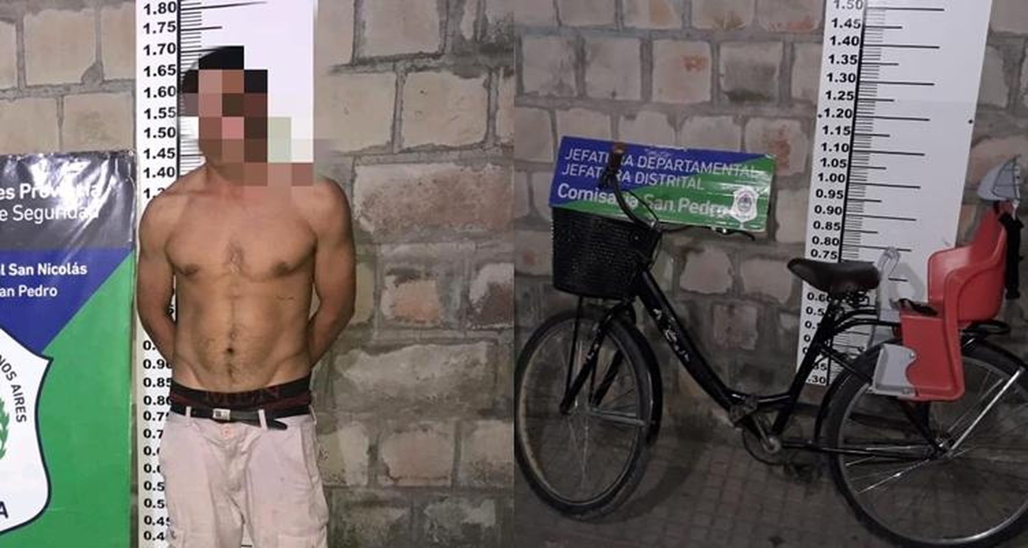 Robó una bicicleta y lo aprehendieron en la costanera