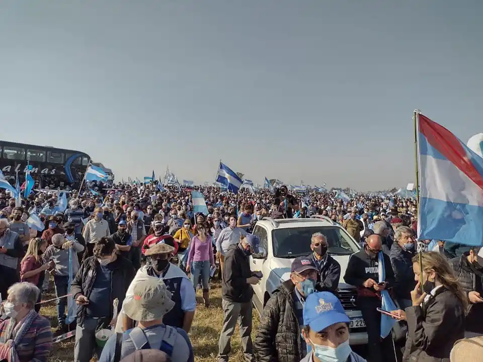 Justo García: "El motivo de la movilización es la necesidad de que nos dejen trabajar"