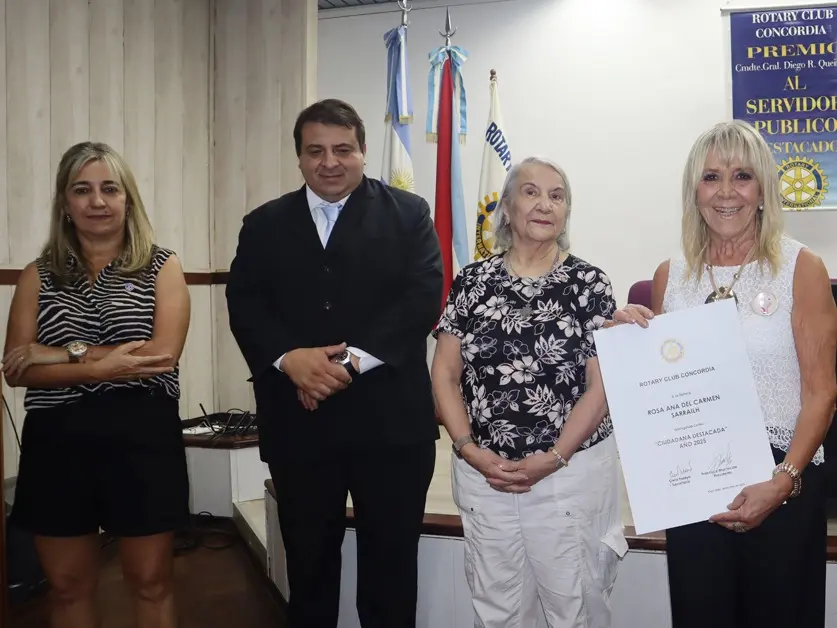 Rotary Club distinguió a los Servidores Públicos 2025 en una nueva edición del Premio “Diego Queiruga”
