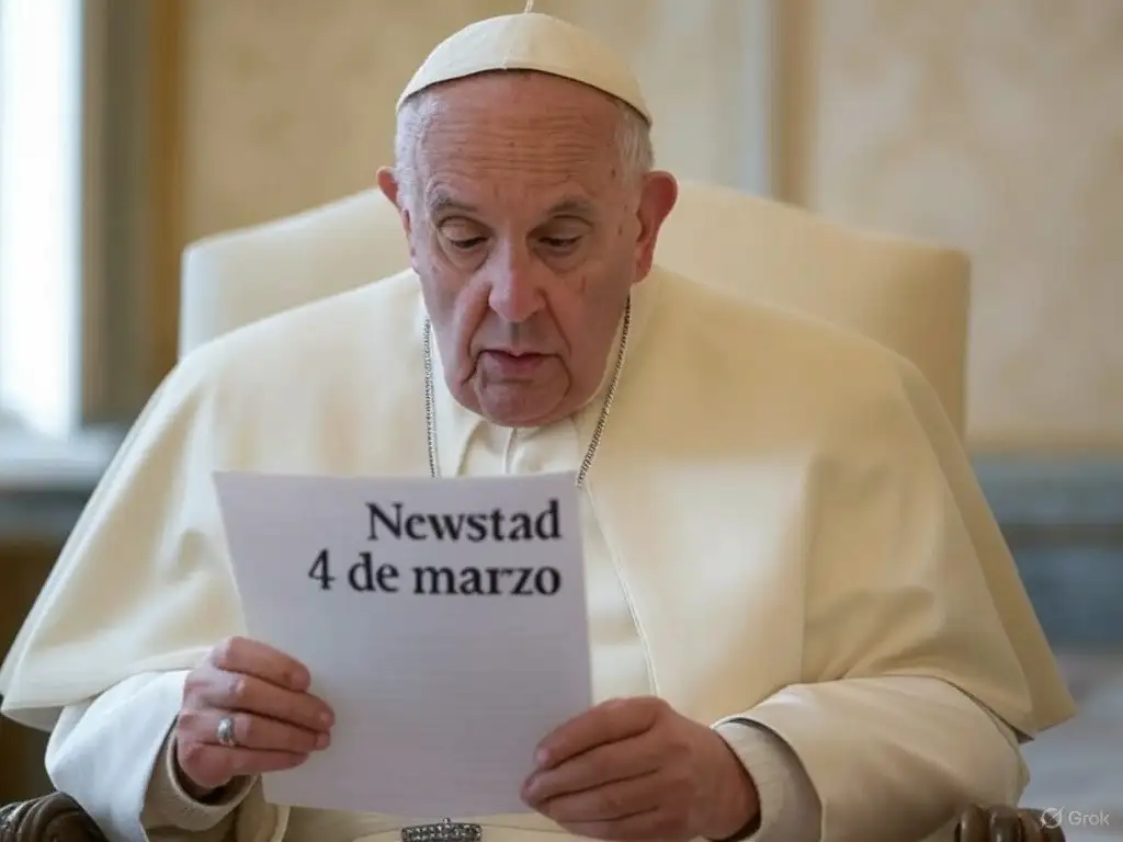 Santoral. Francisco, leyendo el Santoral del 4 de marzo.