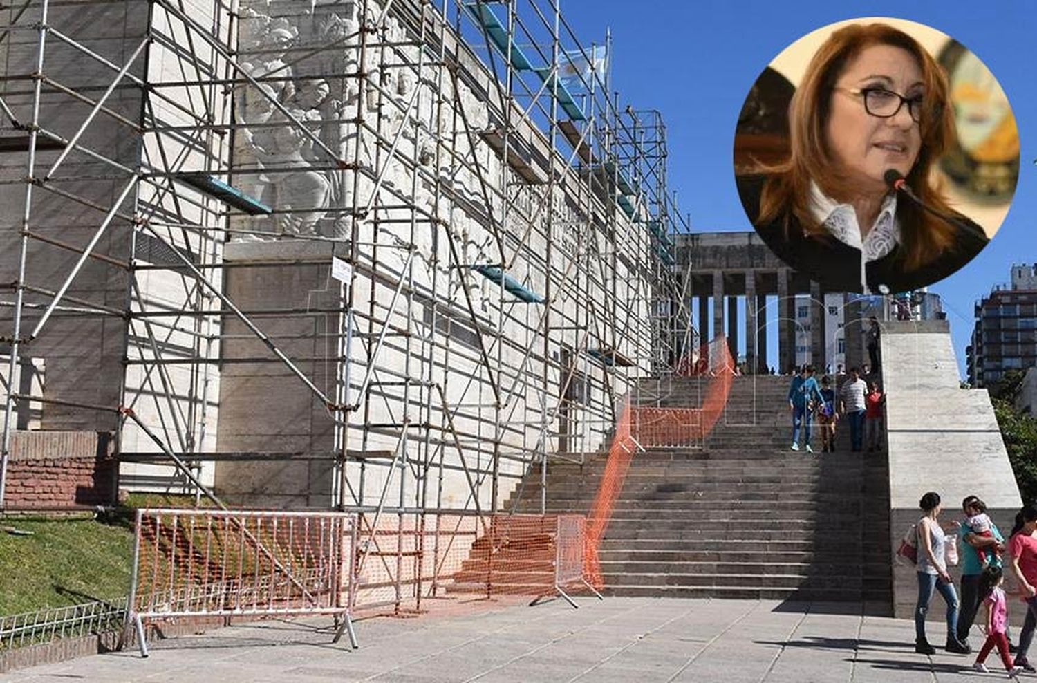 Fein dijo que la ciudad se hará cargo de las obras en el Monumento