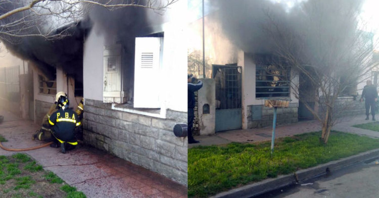 Murió la anciana que había sido rescatada en el incendio de su casa