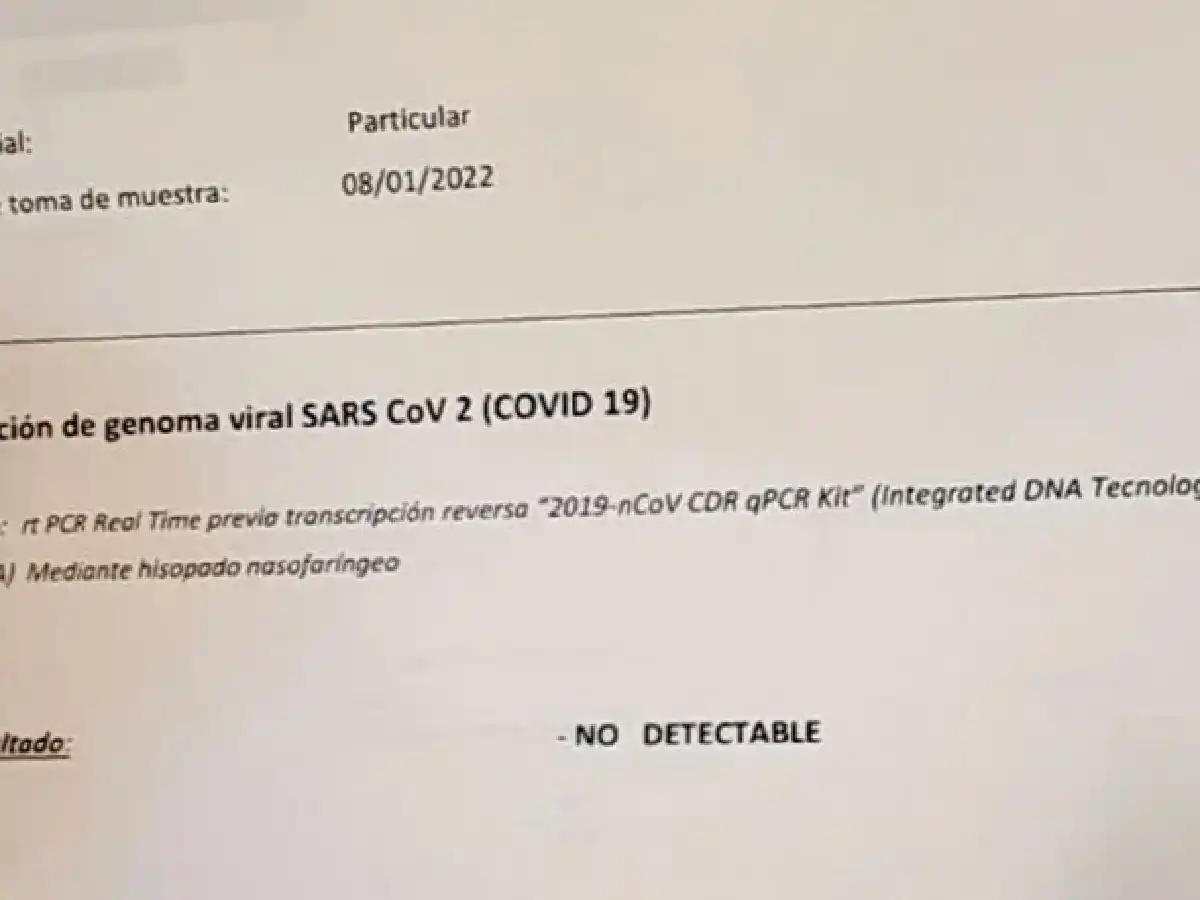 Cae banda que vendía PCR truchos: hasta $ 4 mil un negativo